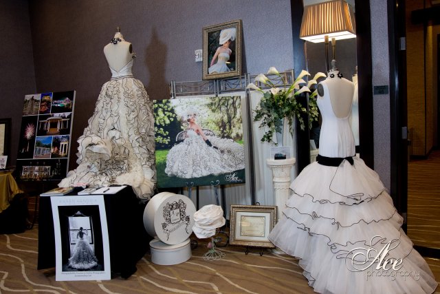 Karen Hendrix, custom design, bridal show, enchanted brides